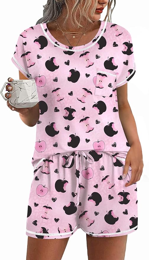 Pink Hearts Apple