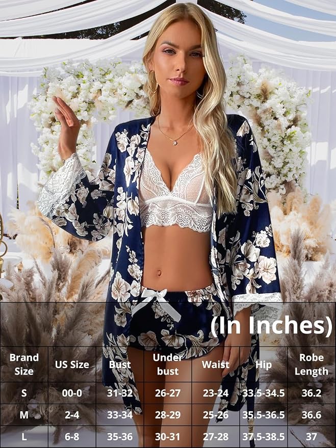 Navy Blue Floral