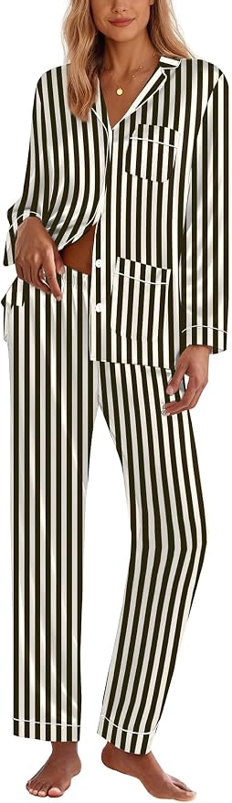 Black Champagne Stripe