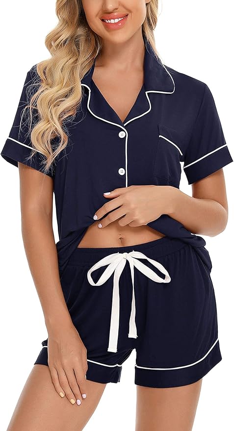 Navy Blue White