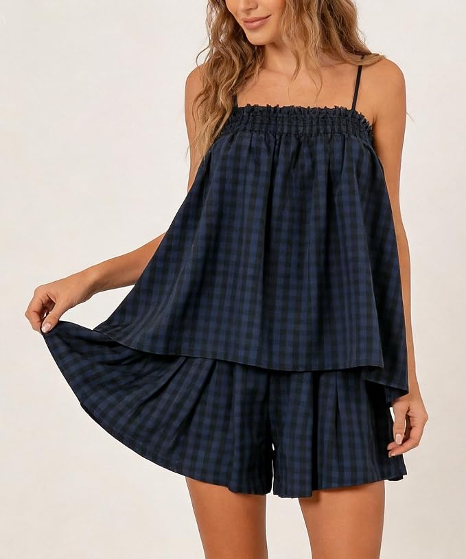 Plaid Red Brown
