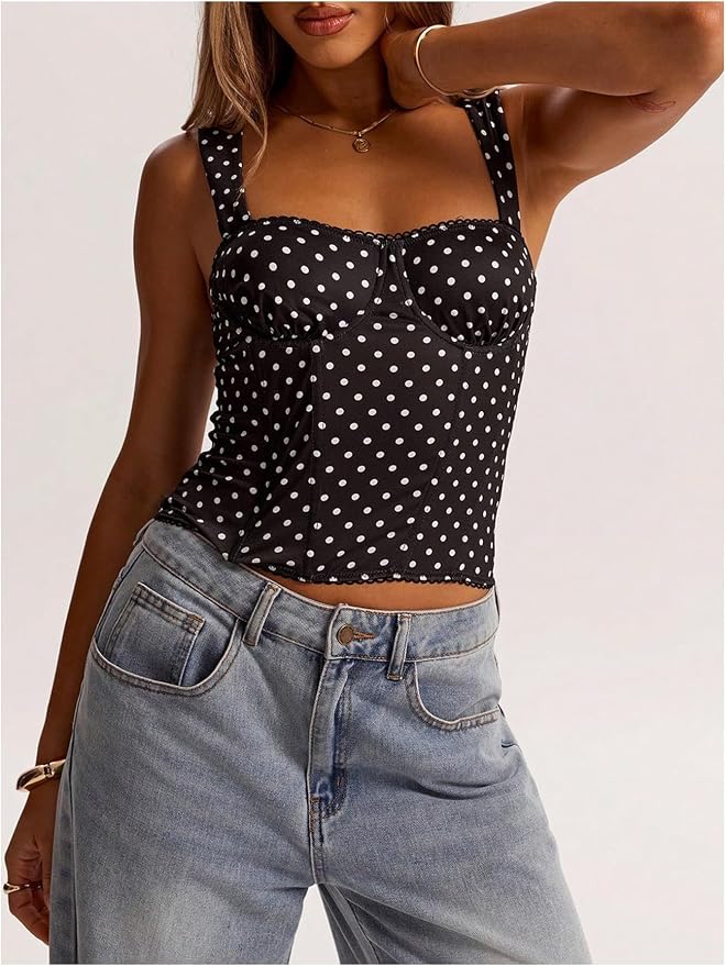 Black Polka Dots