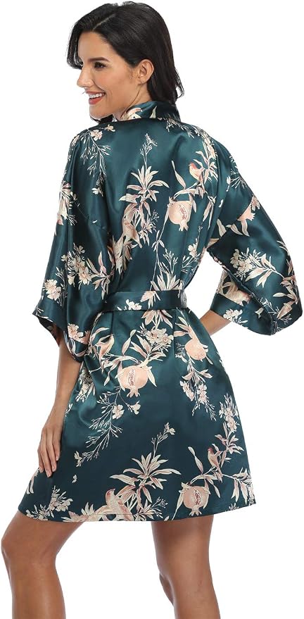 Dark Green Floral 1