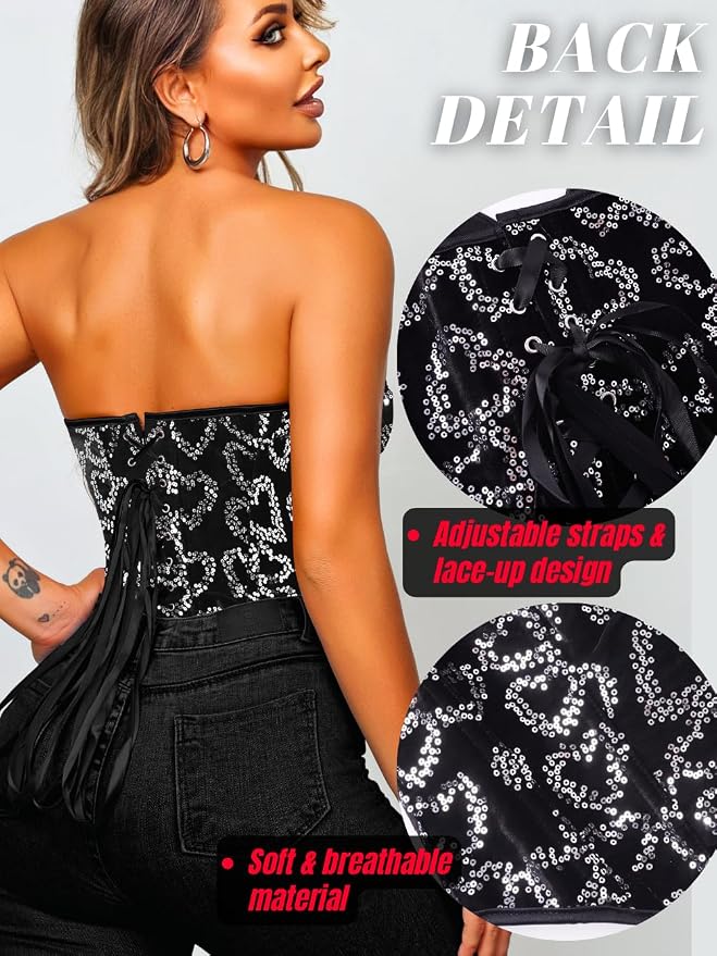 Black Sequin Velvet