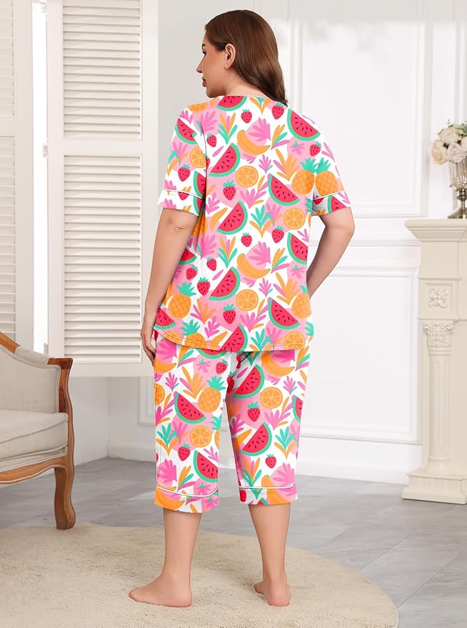 White Fruit Print