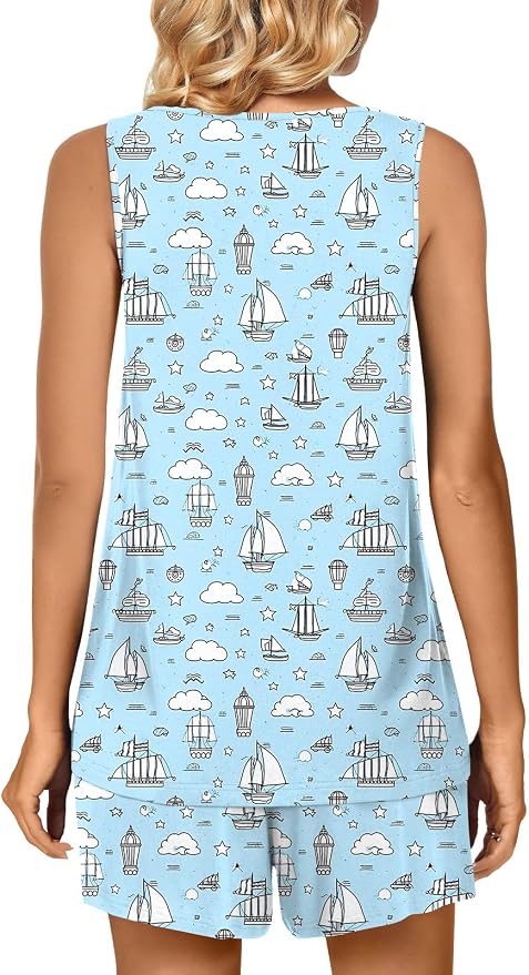Blue Sailboat