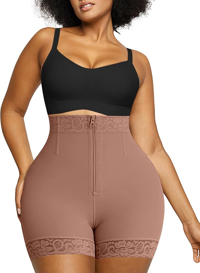 A4-mauve Brown-zipper
