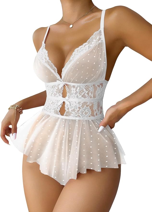 Polka Dot White
