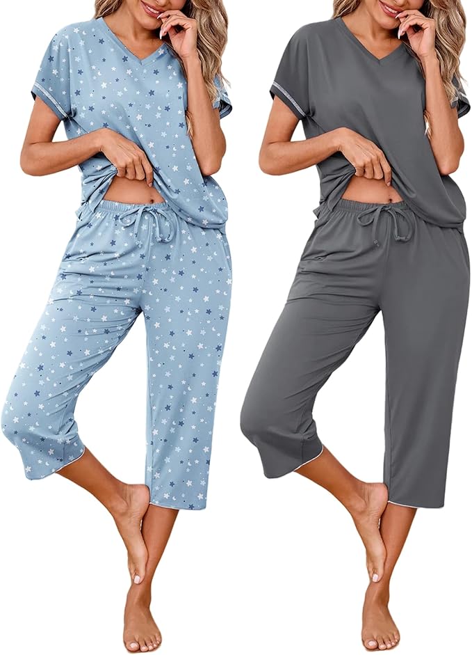 Star Print, Grey