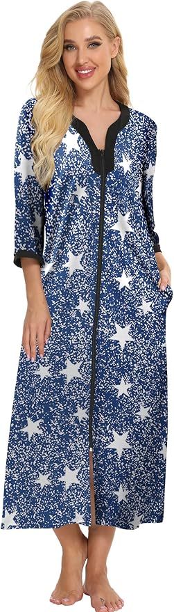 Blue/Star Pattarn on Blue-long