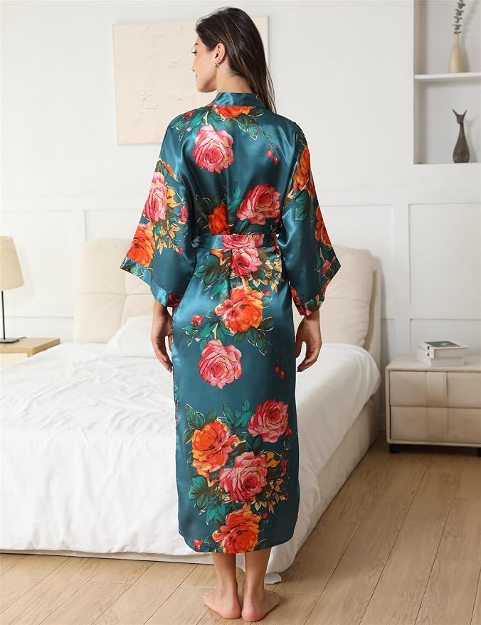 Rose Floral Darkgreen