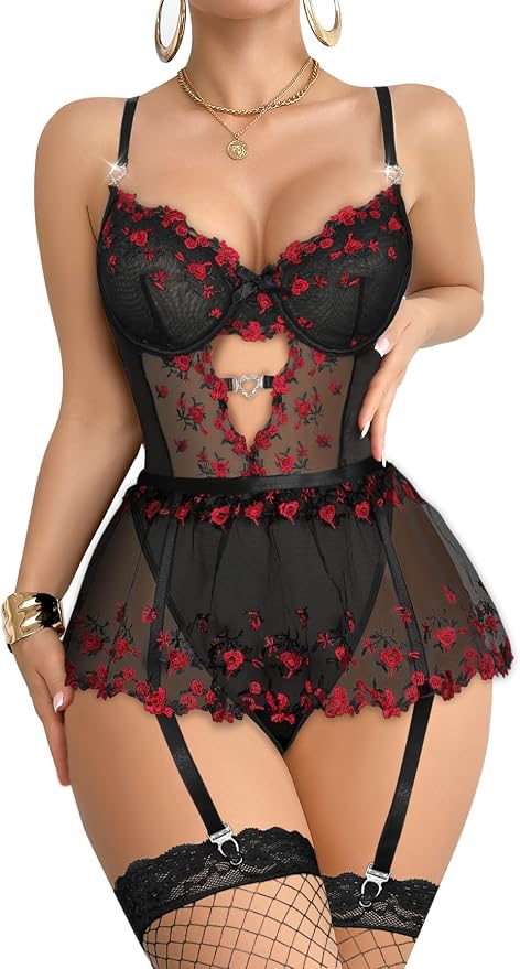 Rose Black Red