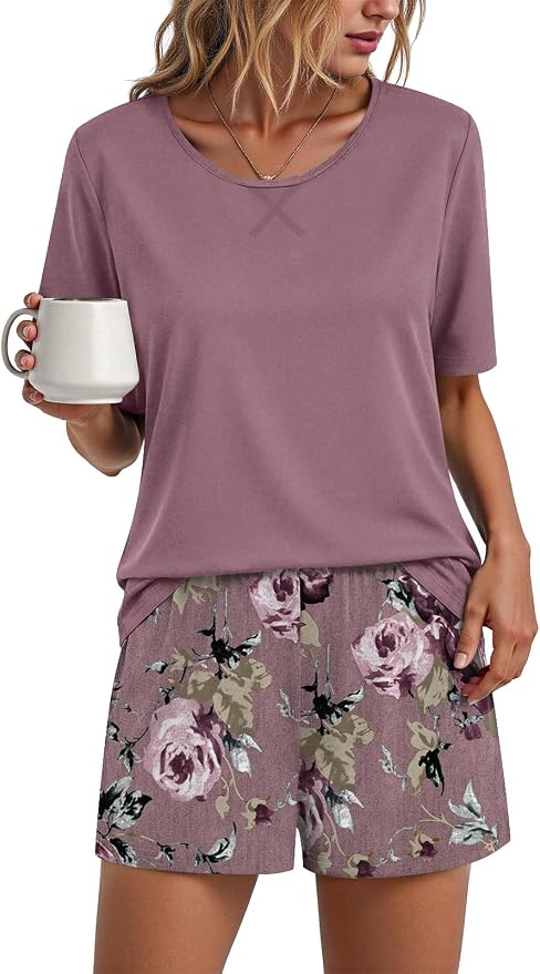 Purple Red+floral