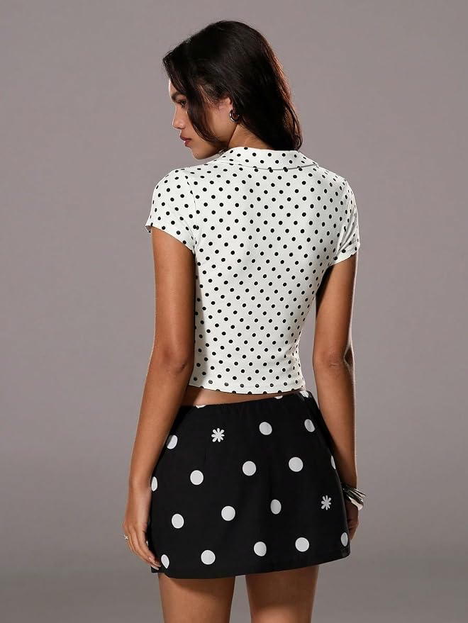 Polka Dots White