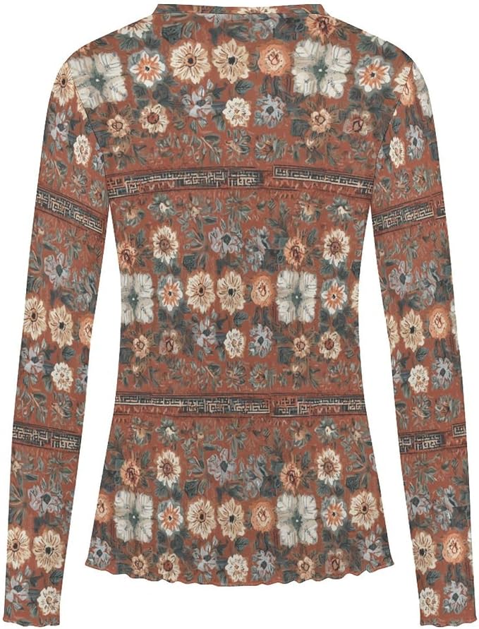 Vintage Red Floral