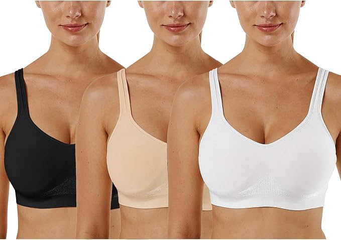 3pcs Black+ White+ Khaki