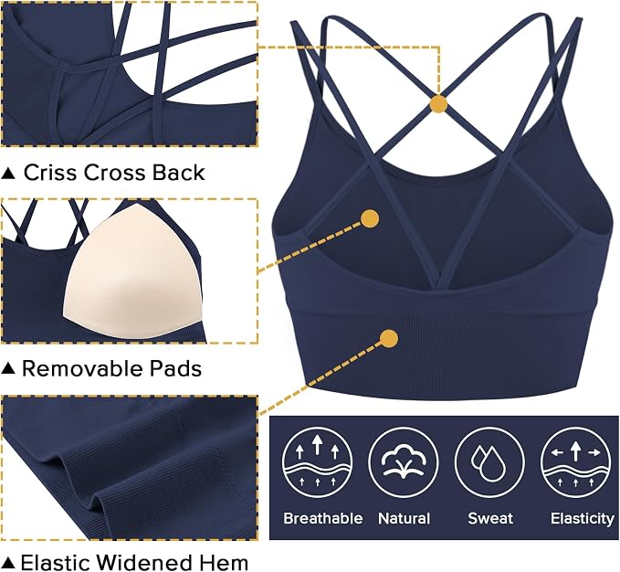 3 Pack-black+grey+navy Blue