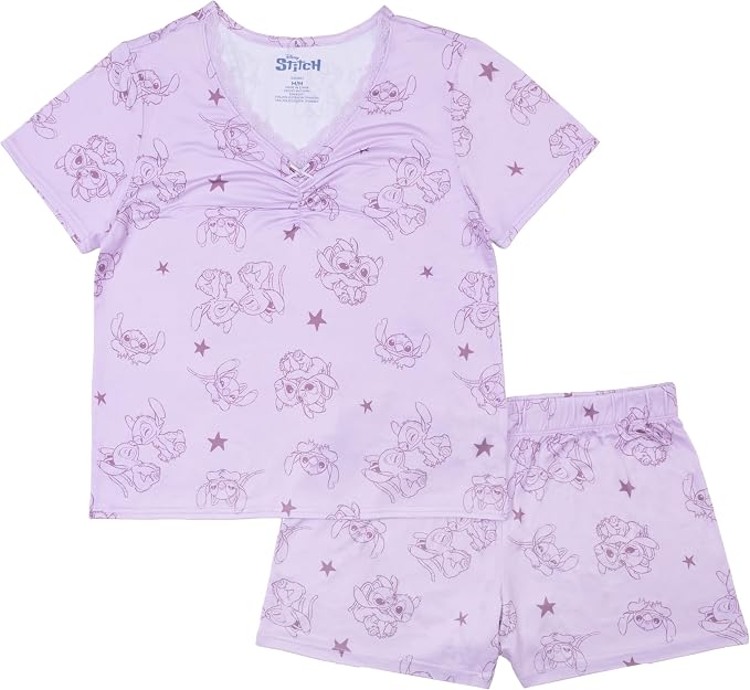 Stitch and Angel Starry Night