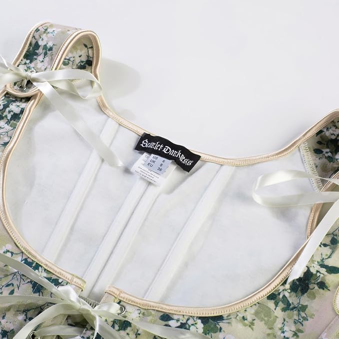 Ivory Green Floral
