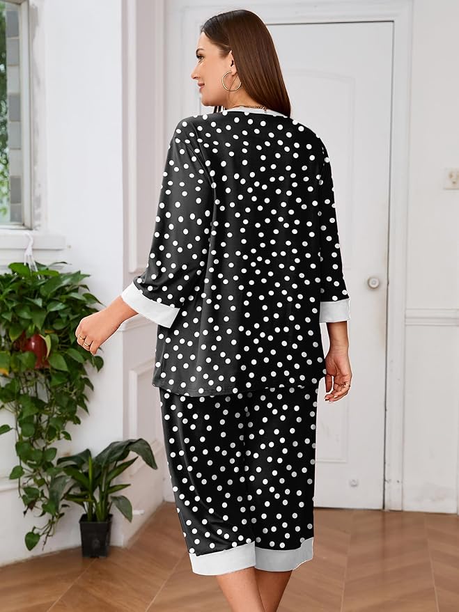 A14-polkadots Black