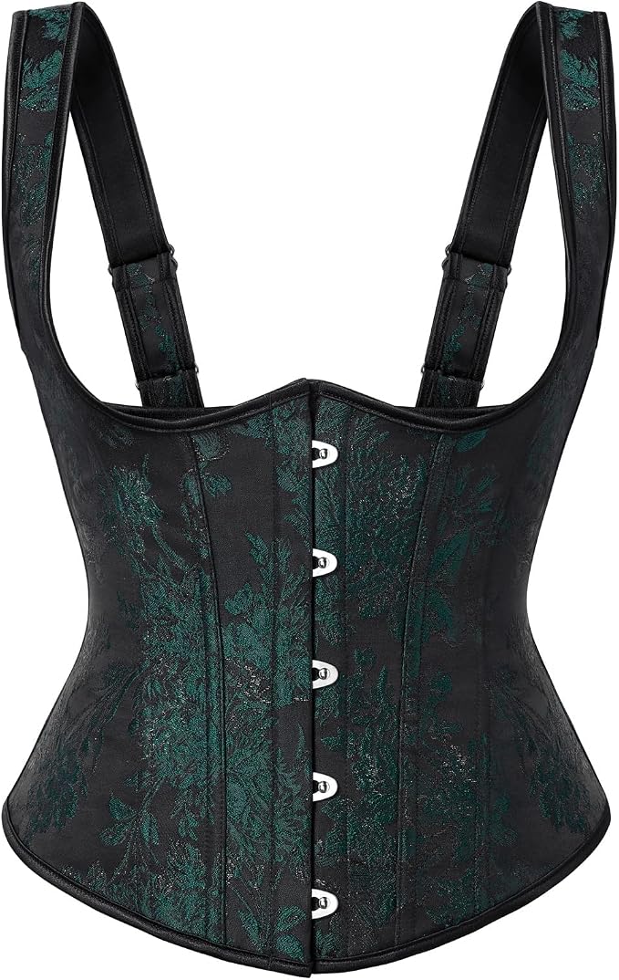 Dark Green Floral