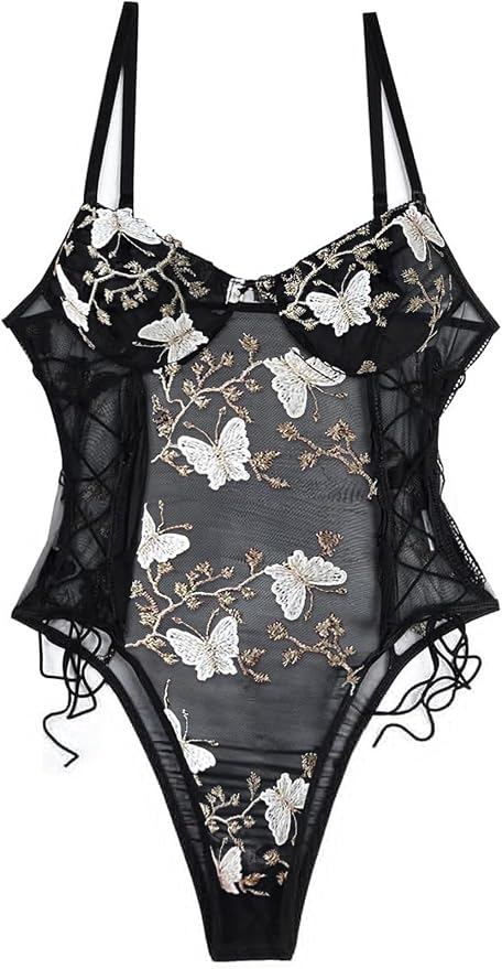 Underwire Butterfly Black