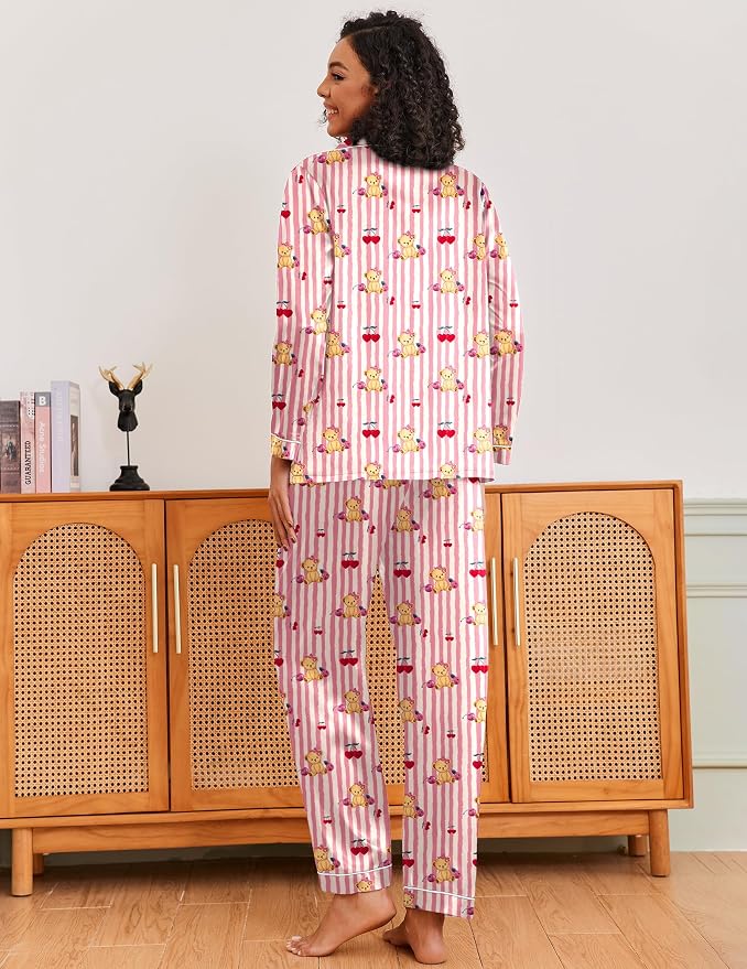 Teddy Cherry Striped