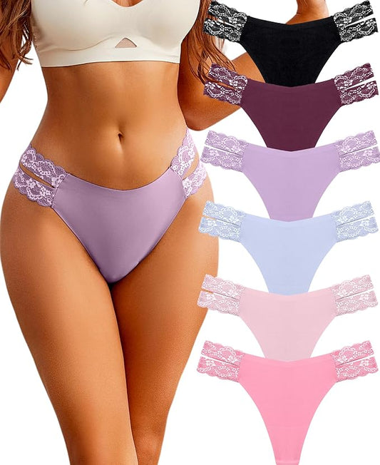 A 6 Pack(black*1 Purple*1 Khaki*1 Silver Blue*1 Wine*1 Pink*1 )