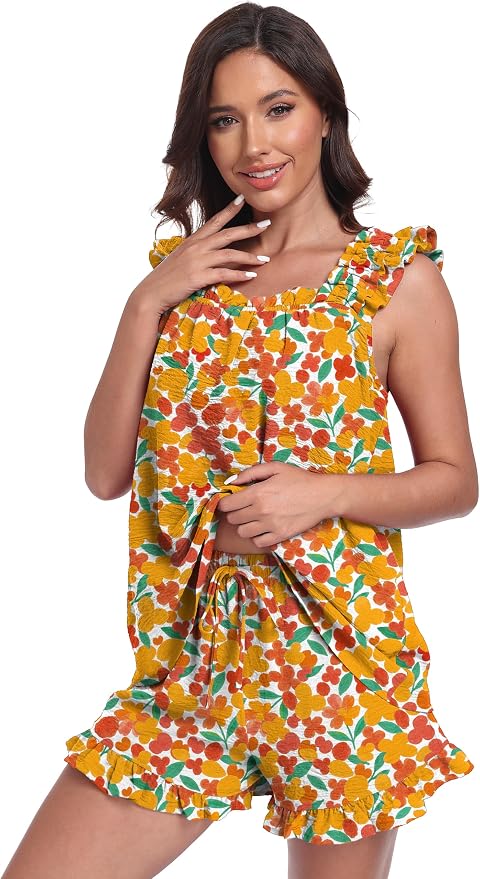 Floral Yellow Red