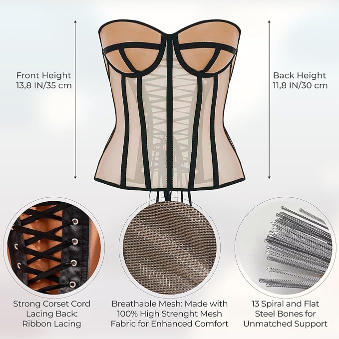Black - Measure Your Body & Use the Size Chart!