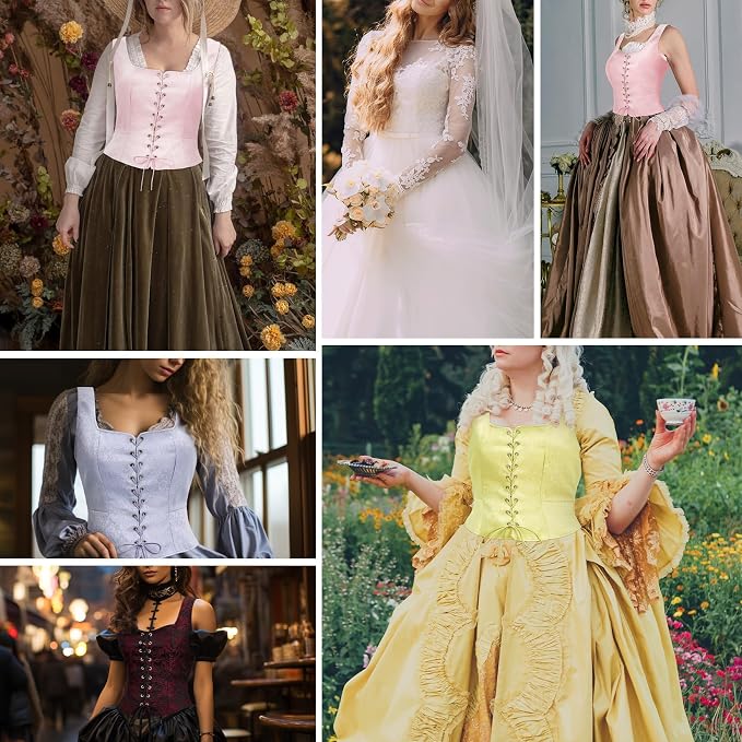 Jacquard White Corset