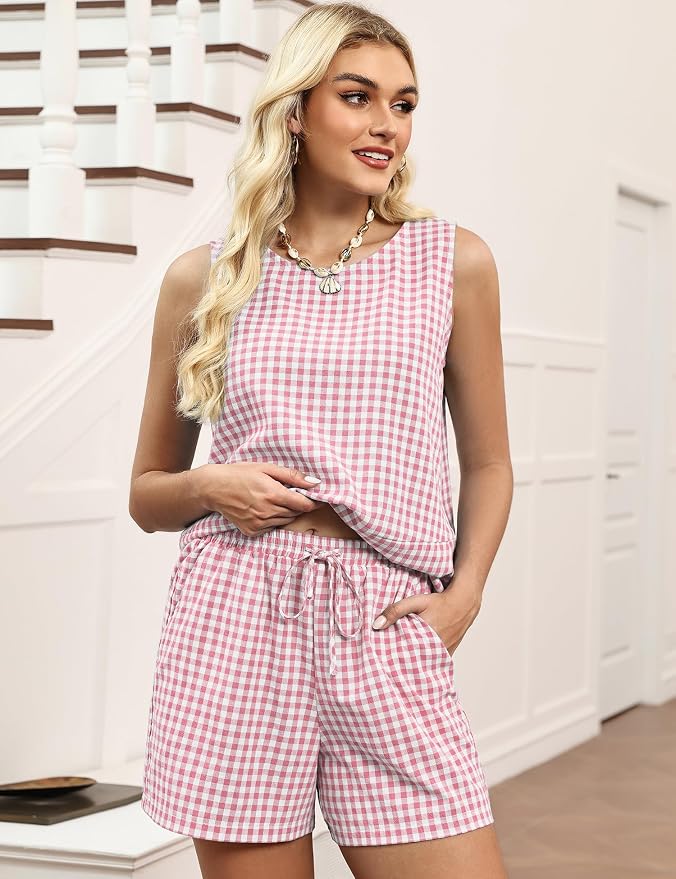 Pink Checkered