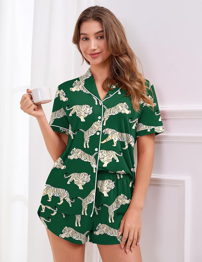 Green Tiger Print