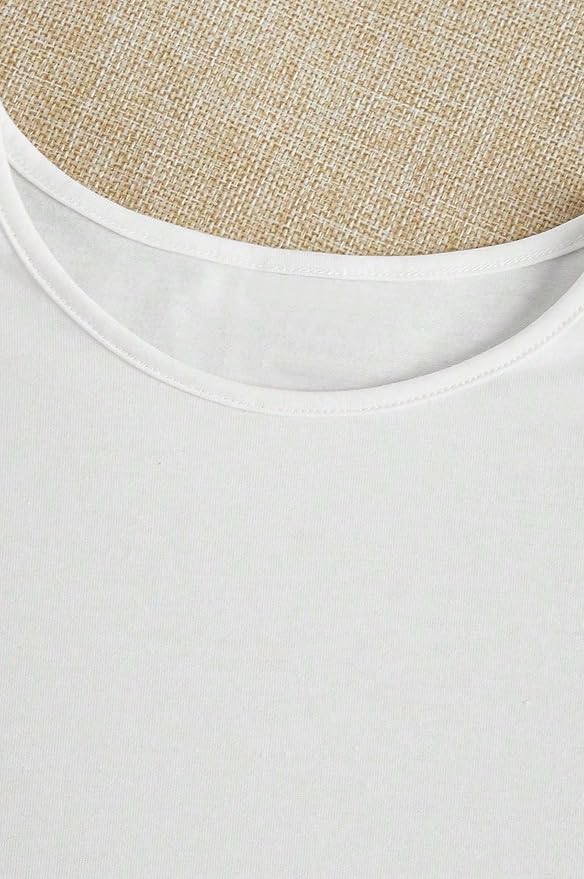 3-pack White Sleeveless