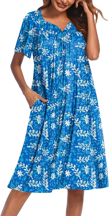 Blue White Leaf