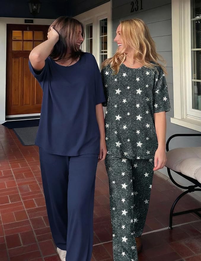 Dark Grey Stars/Navy