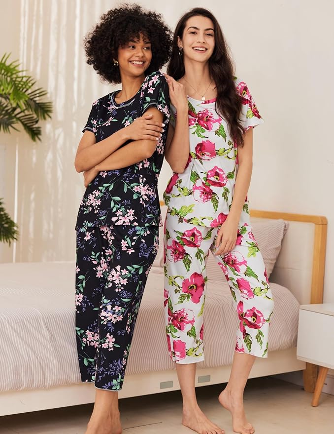 Pink Flowers, Black Flowers