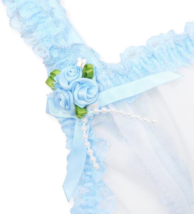 White - Baby Blue
