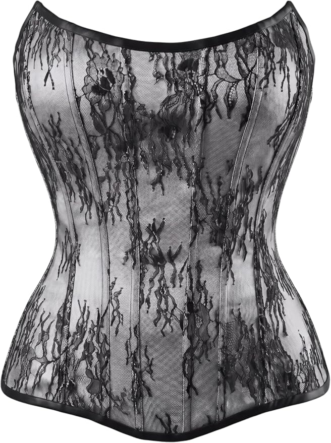 Grey Lace - Measure Your Body & Use the Size Chart!
