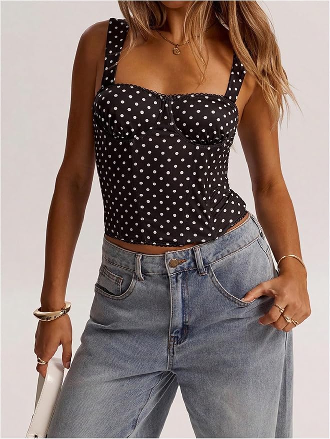 Black Polka Dots