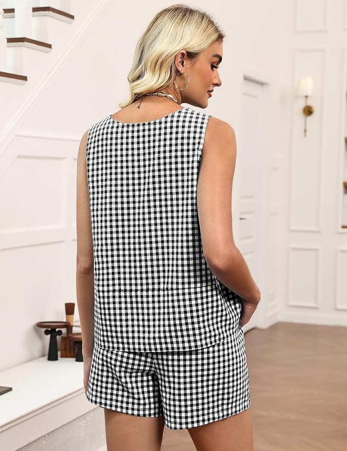 Black White Checkered