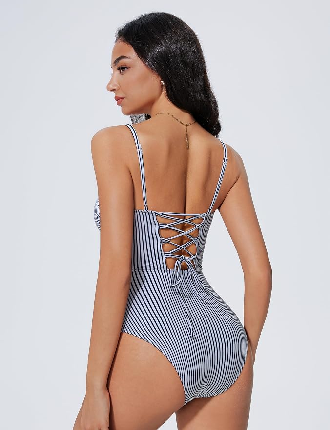 White Black Striped