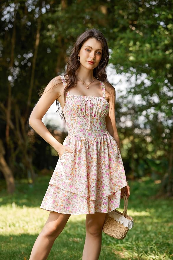 Pink Yellow Floral
