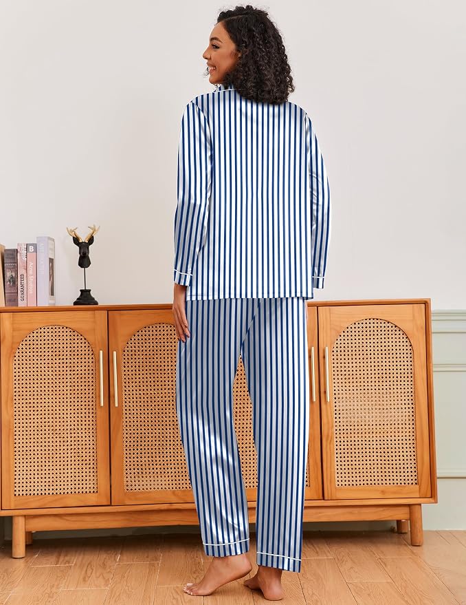 Blue White Stripe