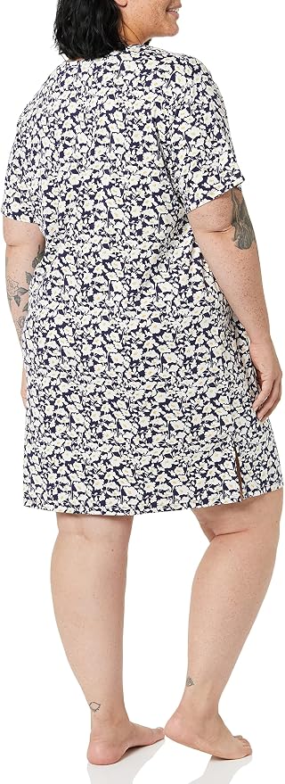 Navy Silhouette Floral