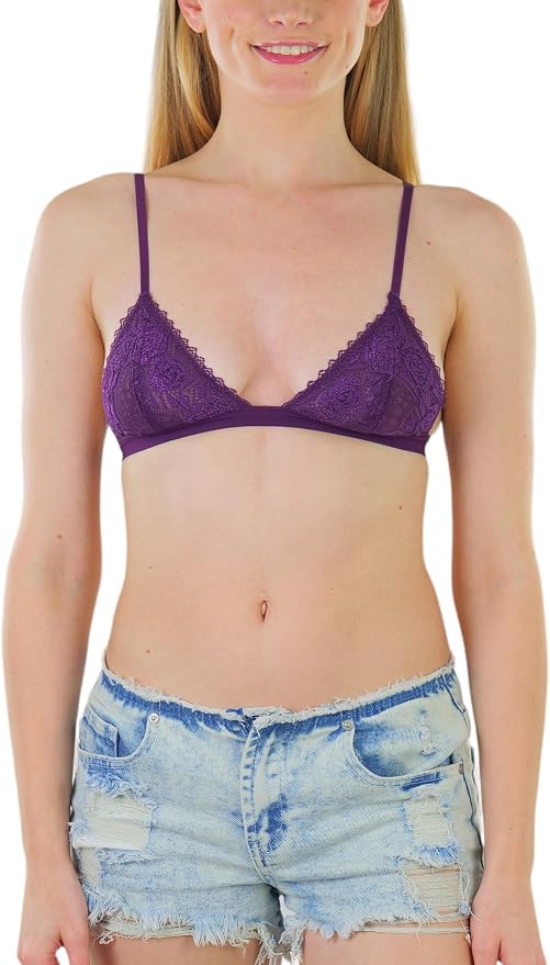Frilly Lace - Plum