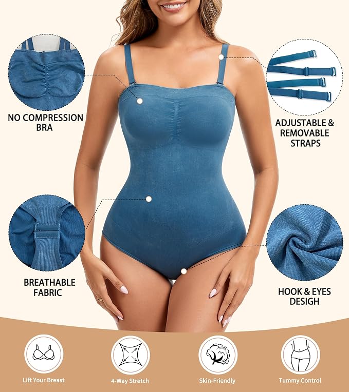 Faux Denim Fabric-light Blue