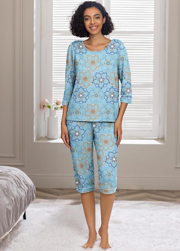 Fp-blue Mandala Print