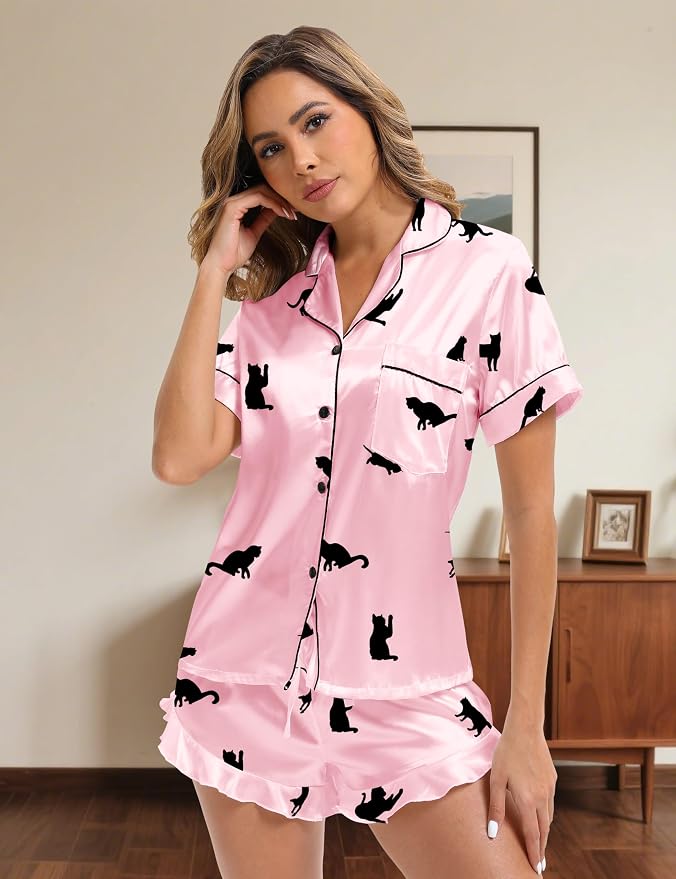Pink Black-cat