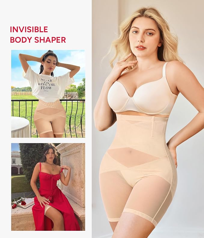 Beige - Mid Thigh
